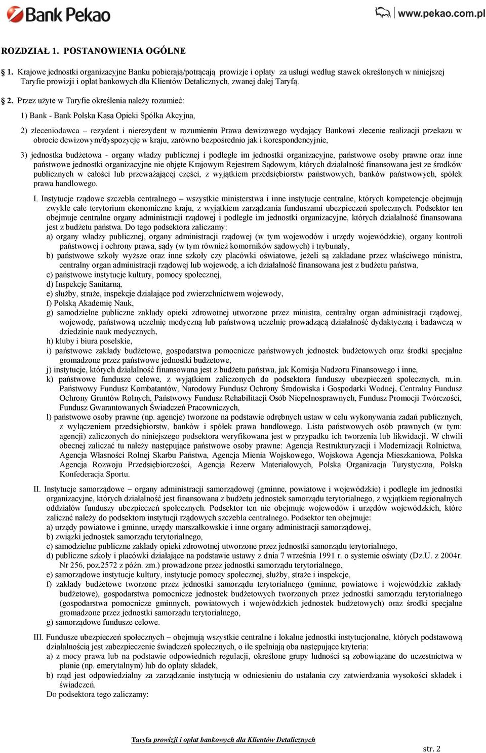 Taryfą. 2.