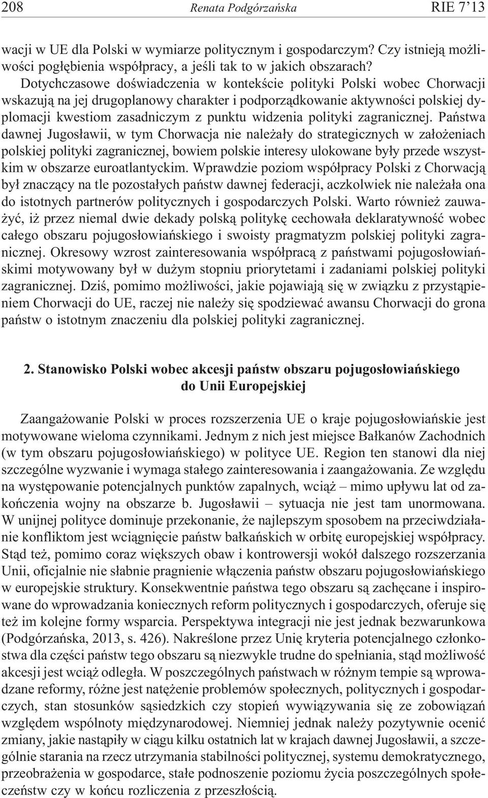 widzenia polityki zagranicznej.