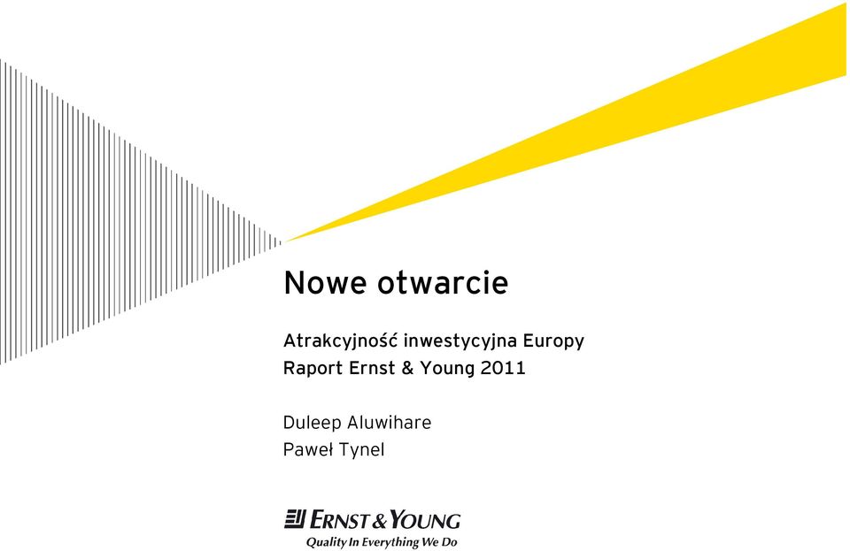 Europy Raport Ernst &