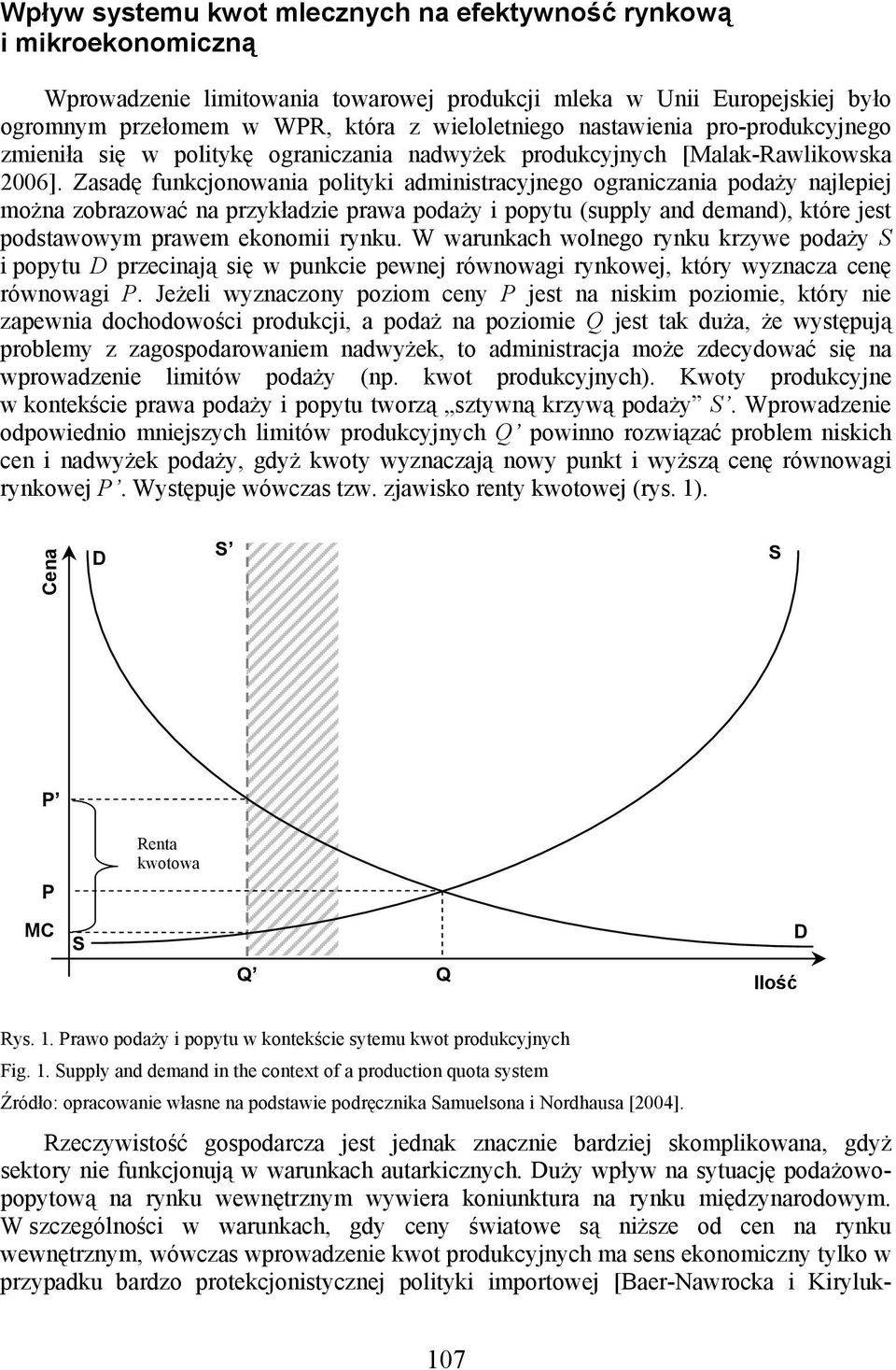 Zasadę funkcjonowania polityki administracyjnego ograniczania podaży najlepiej można zobrazować na przykładzie prawa podaży i popytu (supply and demand), które jest podstawowym prawem ekonomii rynku.