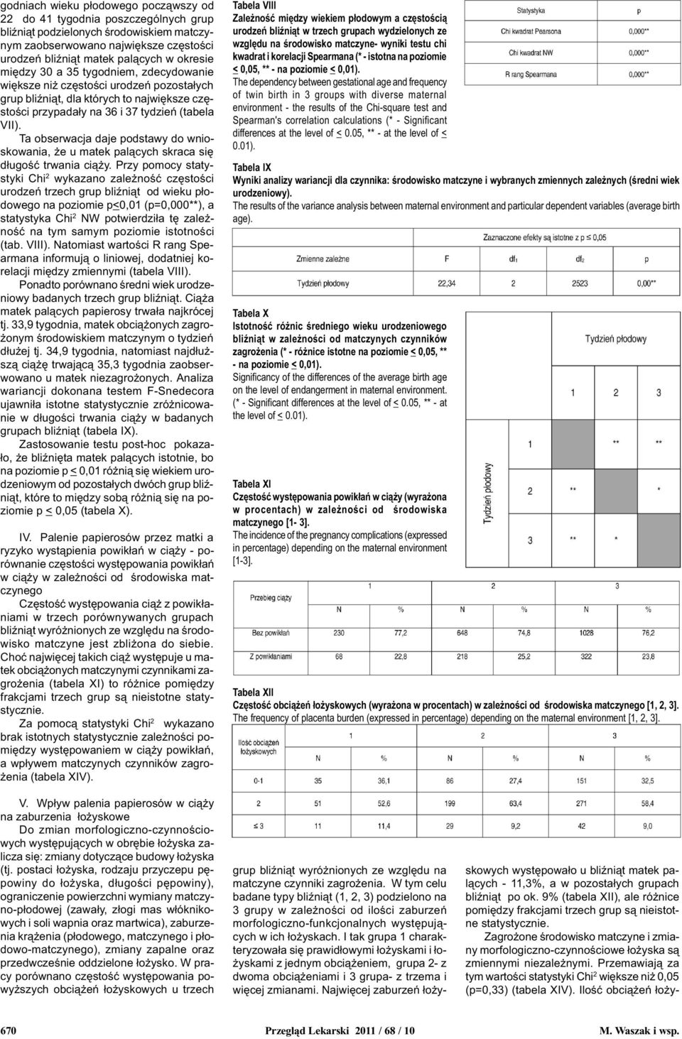 Ta obserwacja daje podstawy do wnioskowania, e u matek pal¹cych skraca siê d³ugoœæ trwania ci¹ y.