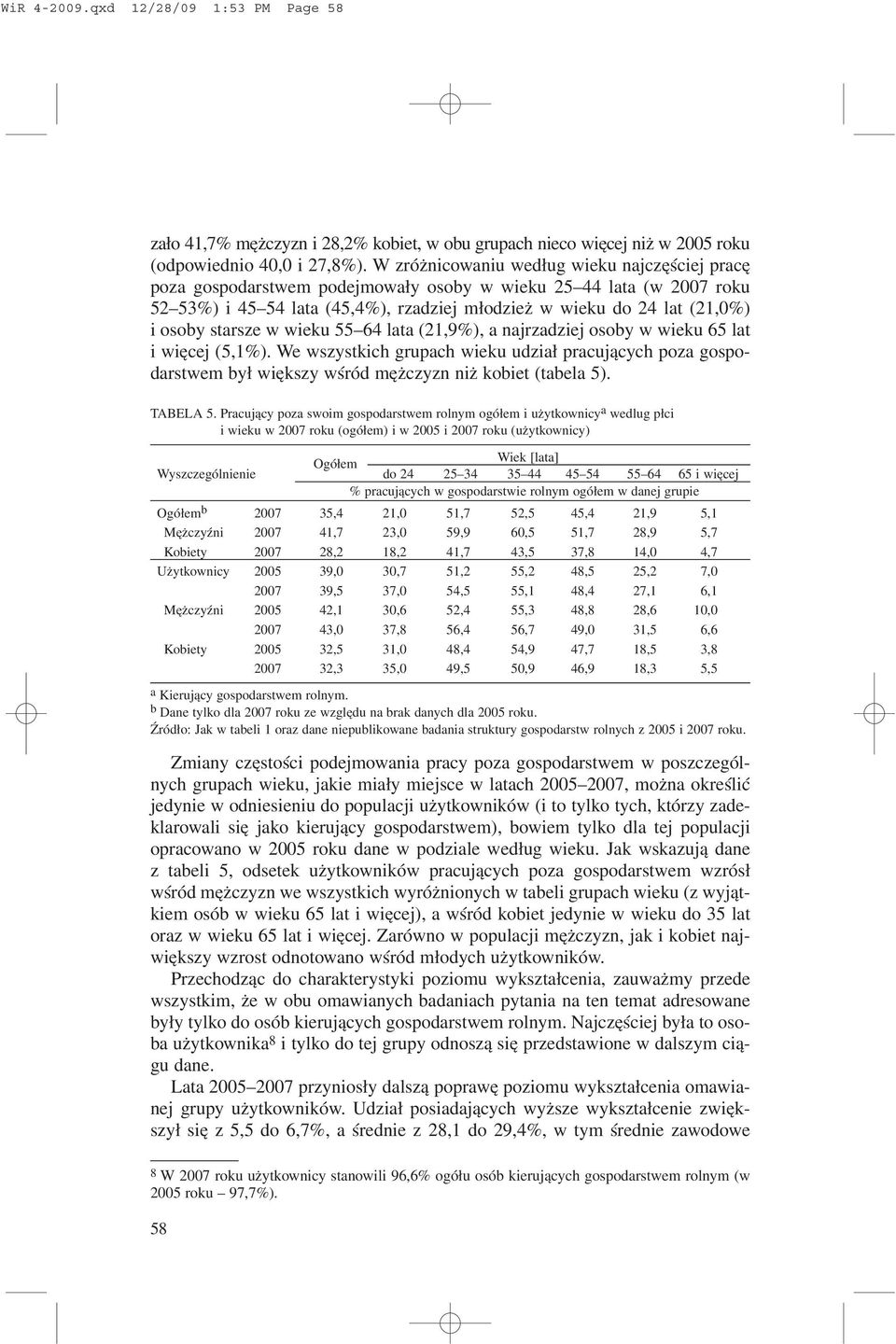 starsze w wieku 55 64 lata (21,9%), a najrzadziej osoby w wieku 65 lat i wiêcej (5,1%).