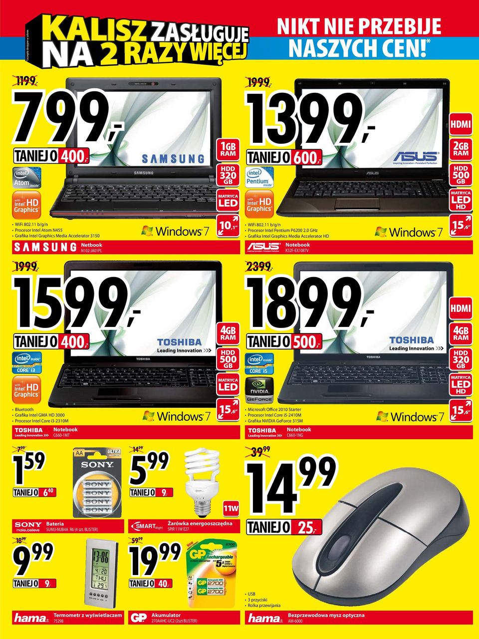 0 GHz Grafika Intel Graphics Media ccelerator HD Notebook K52F-EX1087V 15,6 15, TNIEJ O 400, 19, 4GB RM 18, 23, TNIEJ O 500, 4GB RM HDD 500 GB HDD 320 GB MTRYC LED MTRYC LED HD Bluetooth Grafika