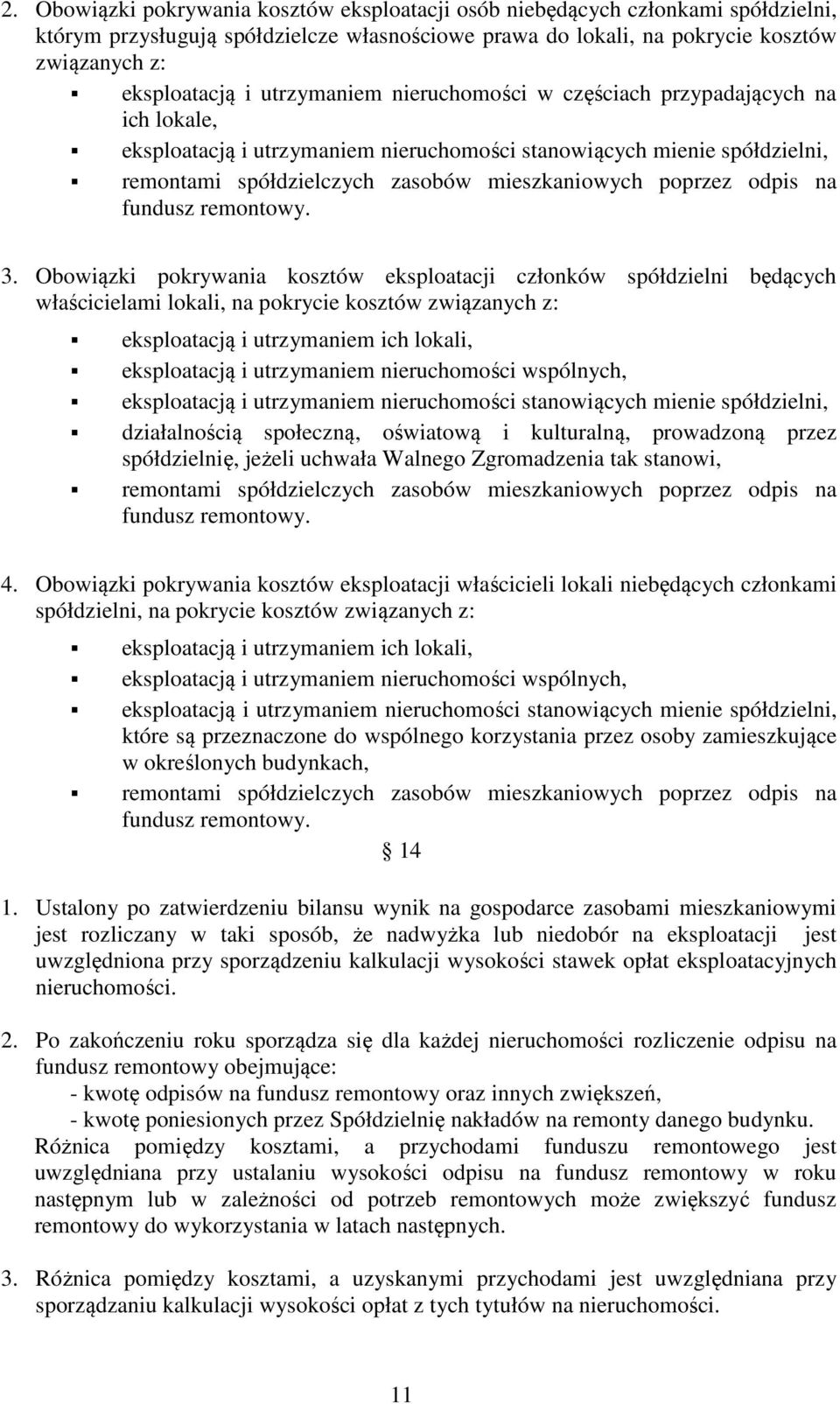 odpis na fundusz remontowy. 3.