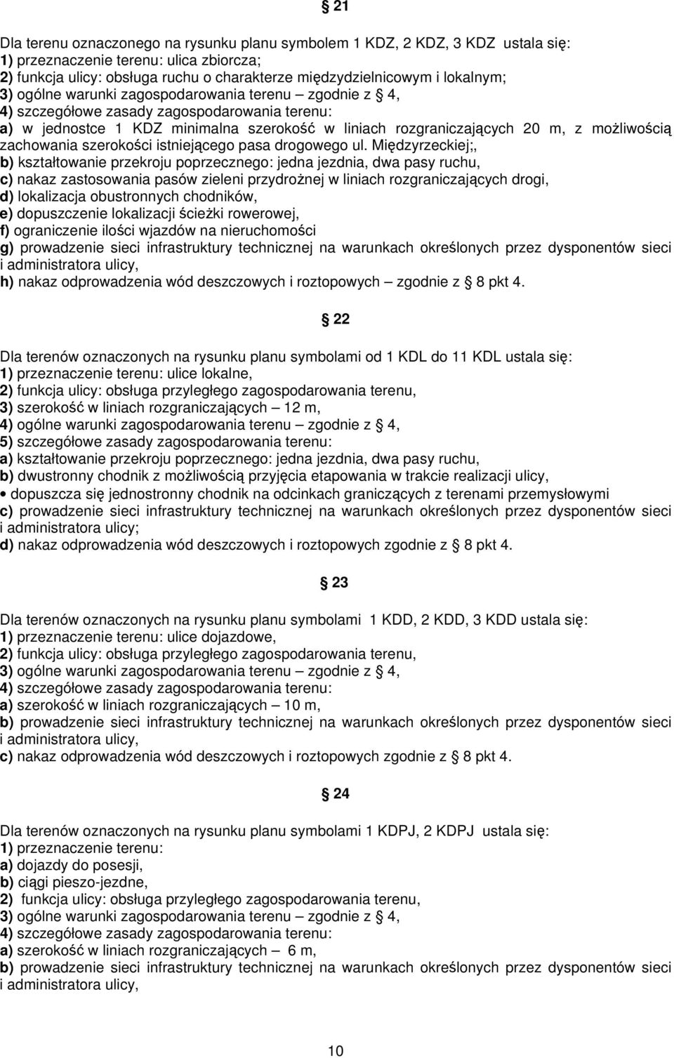 istniejącego pasa drogowego ul.