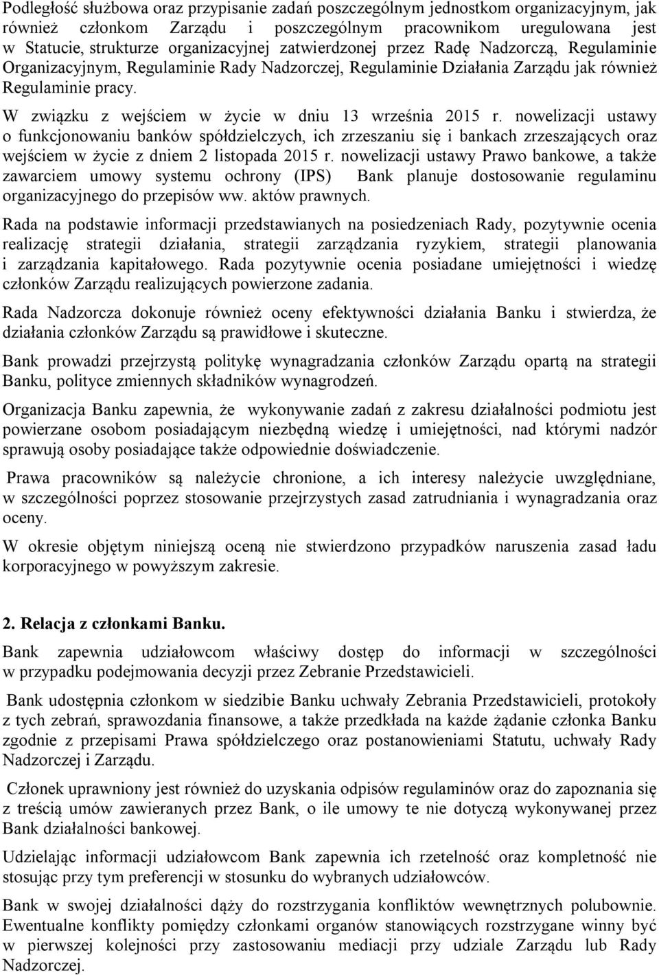 W związku z wejściem w życie w dniu 13 września 2015 r.