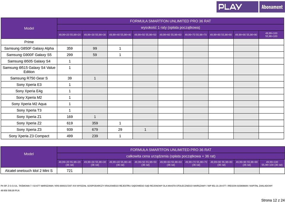 Xperia E4g Sony Xperia M2 Sony Xperia M2 Aqua Sony Xperia T3 Sony Xperia Z 69 Sony Xperia Z2 69 359 Sony