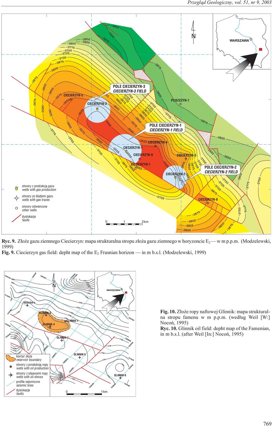 gazu ziemnego Ciecierzyn: mapa strukturaln