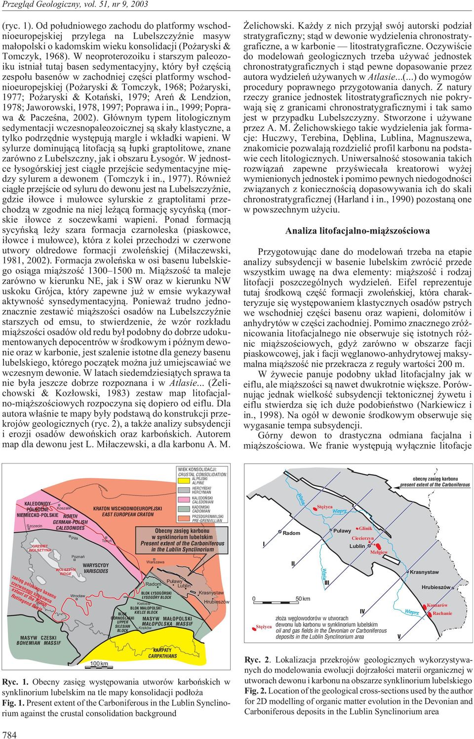 aryski, 1977; Po aryski & Kotañski, 1979; Areñ & Lendzion, 1978; Jaworowski, 1978, 1997; Poprawa i in., 1999; Poprawa & Paczeœna, 2002).