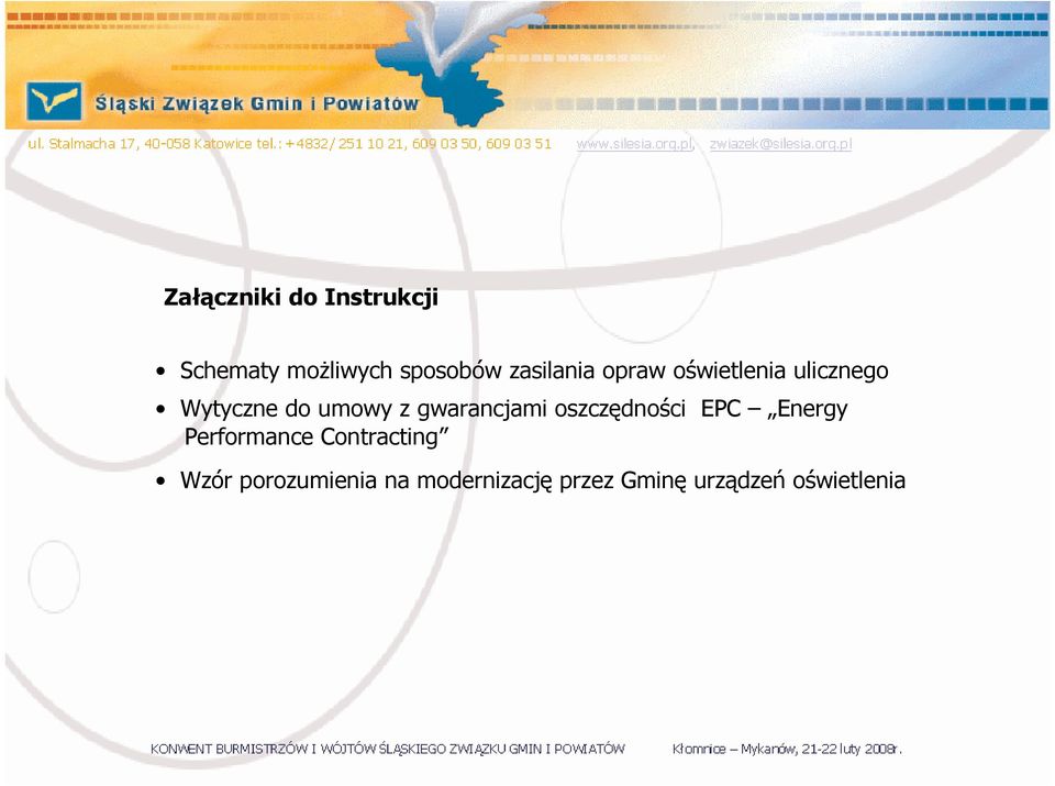 gwarancjami oszczędnoci EPC Energy Performance Contracting
