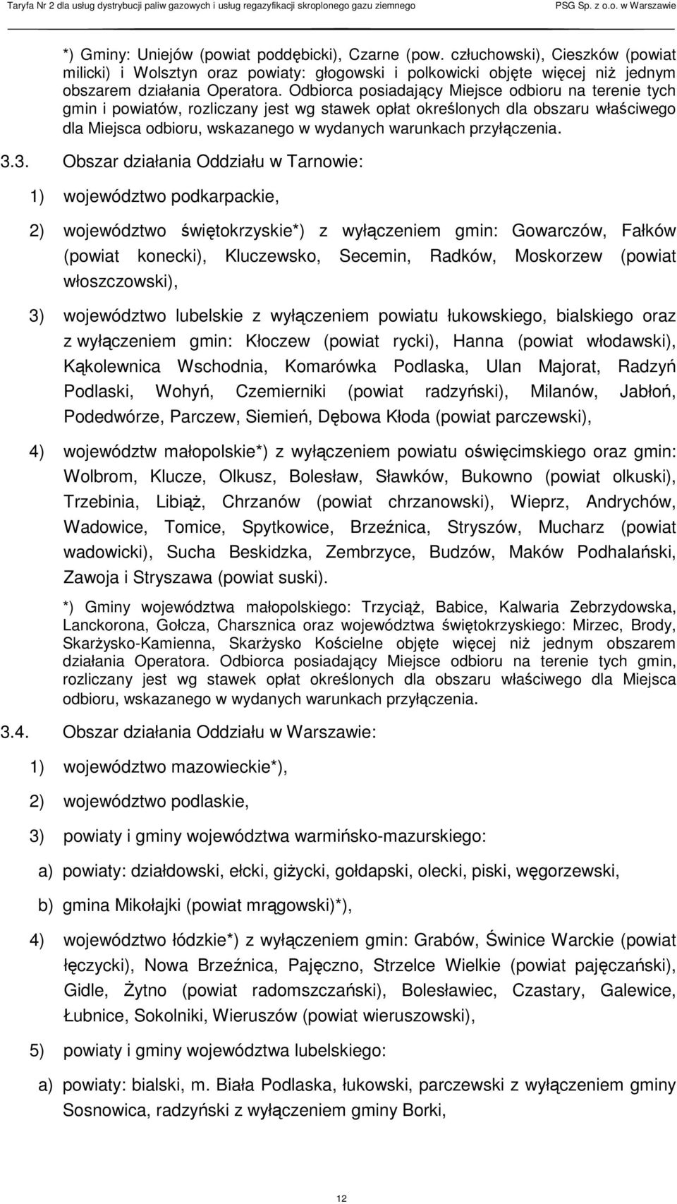 przyłączenia. 3.