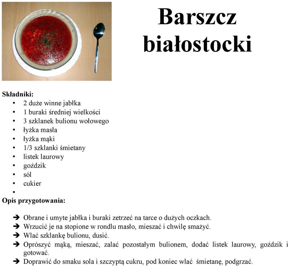 oczkach. Wrzucić je na stopione w rondlu masło, mieszać i chwilę smażyć. Wlać szklankę bulionu, dusić.