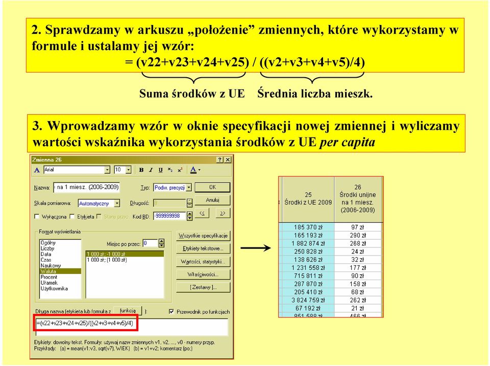 z UE Średnia liczba mieszk. 3.