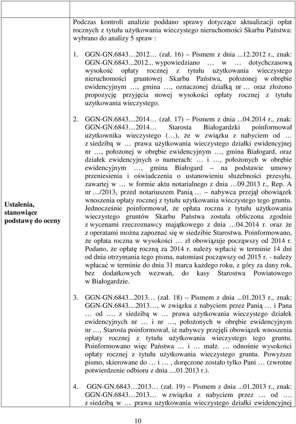 r., znak: GGN-GN.6843...2012.