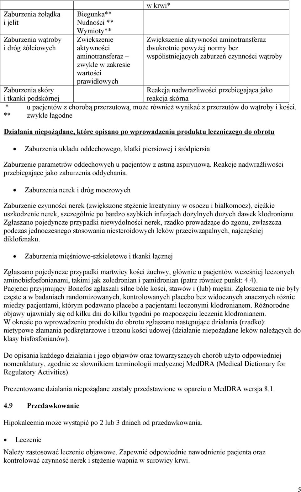 pacjentów z chorobą przerzutową, może również wynikać z przerzutów do wątroby i kości.