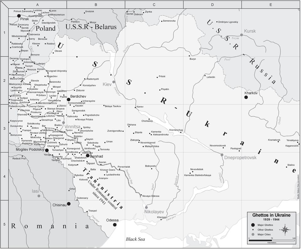 MizoczOstrog Radomyshl Slavuta Baranovka Miedzyrzecz Korecki Shepetovka Korostyshev Kiev Szumsk Miropol Izyaslav Piryatin Lyakhovtsy Polonnoye Chudnov Zhitomir Krasnoarmeysk Lanowce Gritsev Lyubar