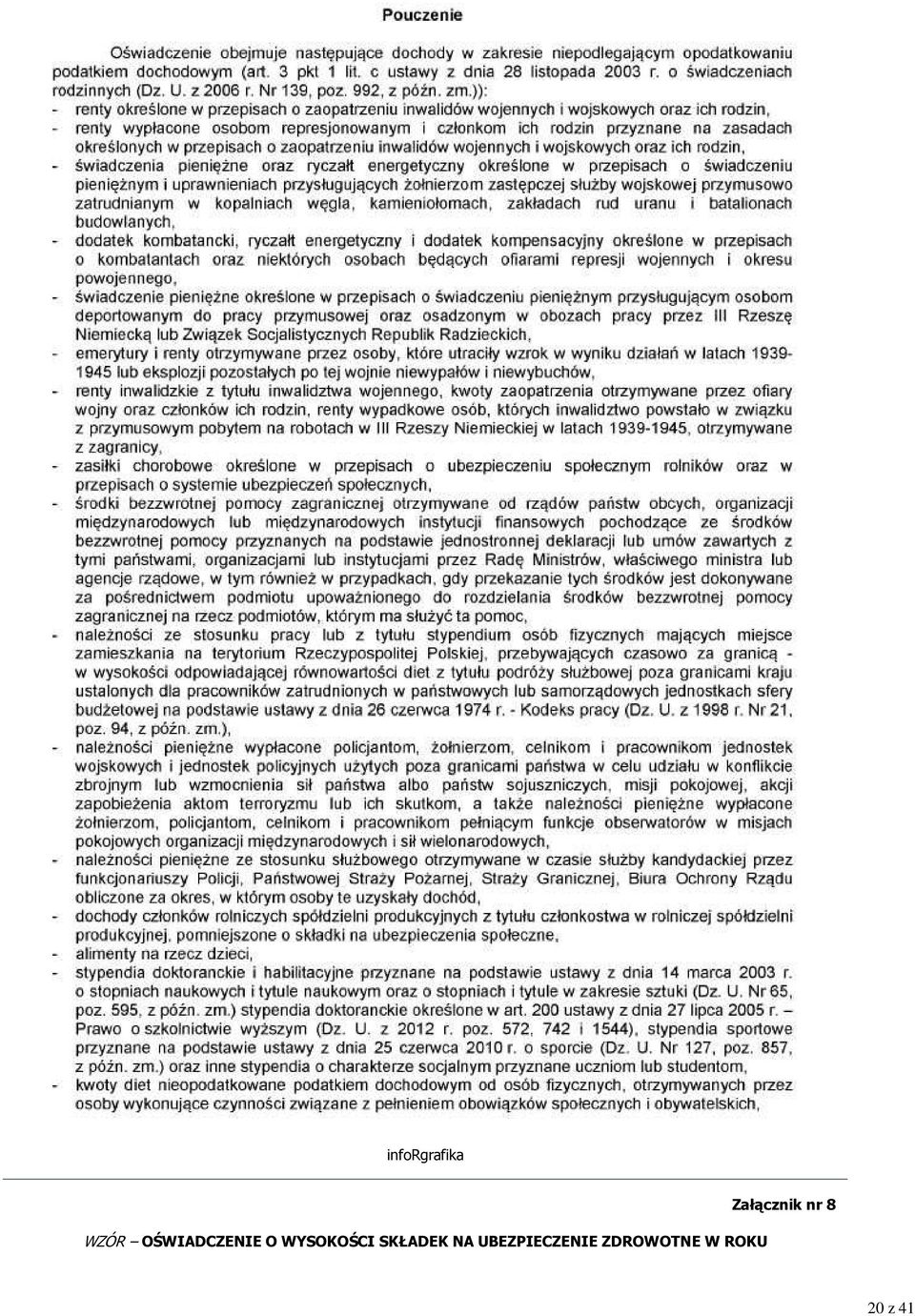 SKŁADEK NA UBEZPIECZENIE