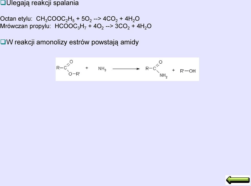 propylu: H 3 H 7 + 4 2 --> 3 2 + 4H 2