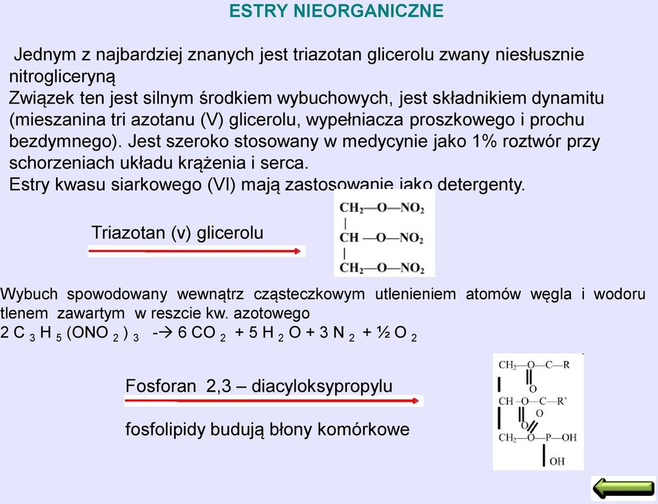 Jest szeroko stosowany w medycynie jako 1% roztwór przy schorzeniach układu krążenia i serca. Estry kwasu siarkowego (VI) mają zastosowanie jako detergenty.