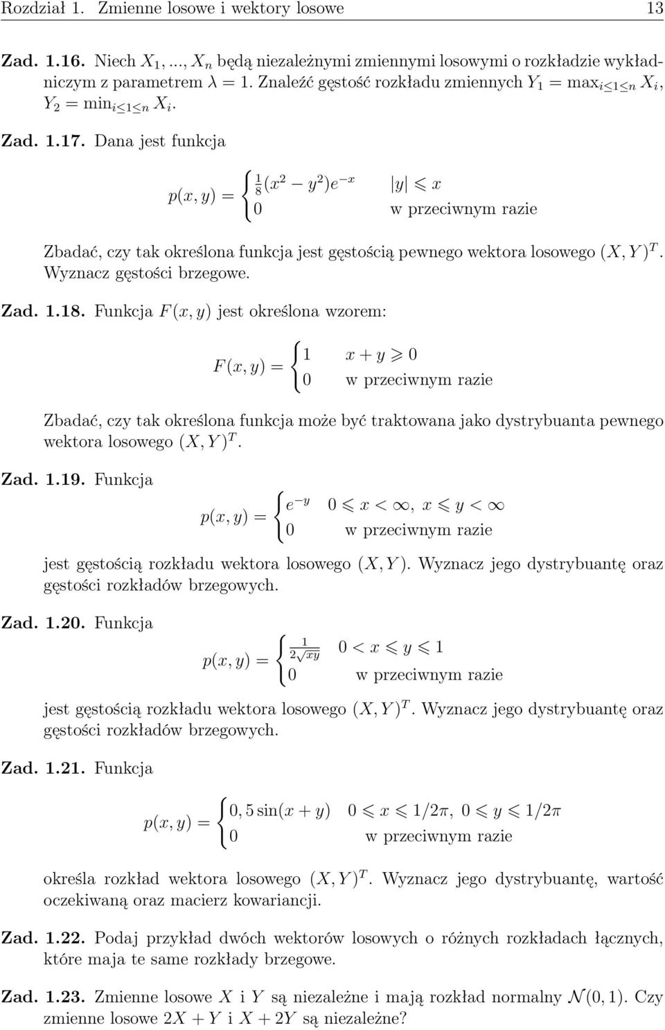 Daa jest fukcja p(x, y) = { 8 
