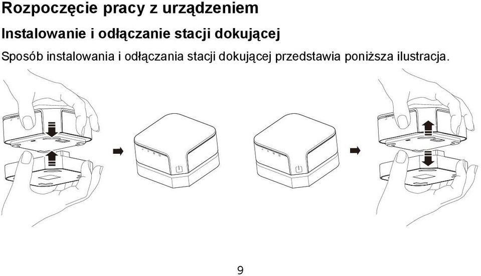 dokującej Sposób instalowania i