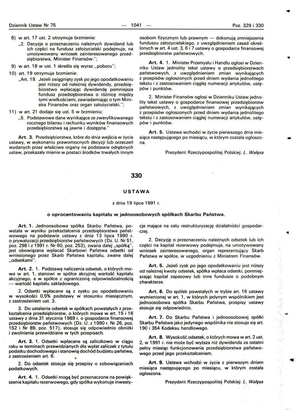 1 skreśla się wyraz "poboru"; 10) art. 19 