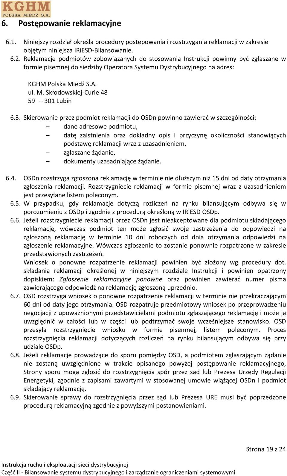 edź S.A. ul. M. Skłodowskiej-Curie 48 59 30