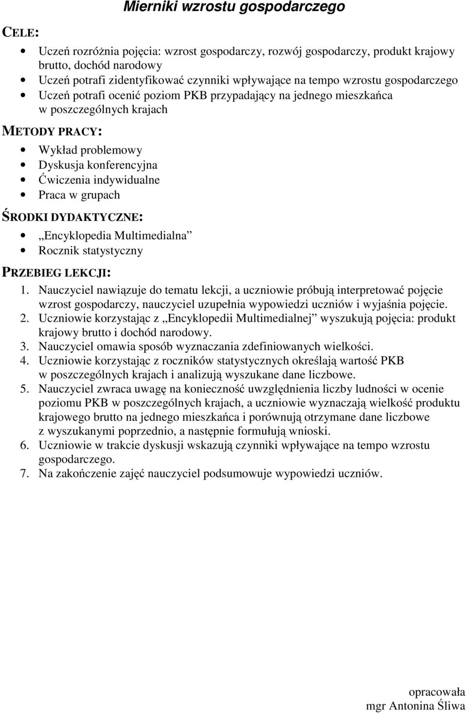 grupach Encyklopedia Multimedialna Rocznik statystyczny 1.