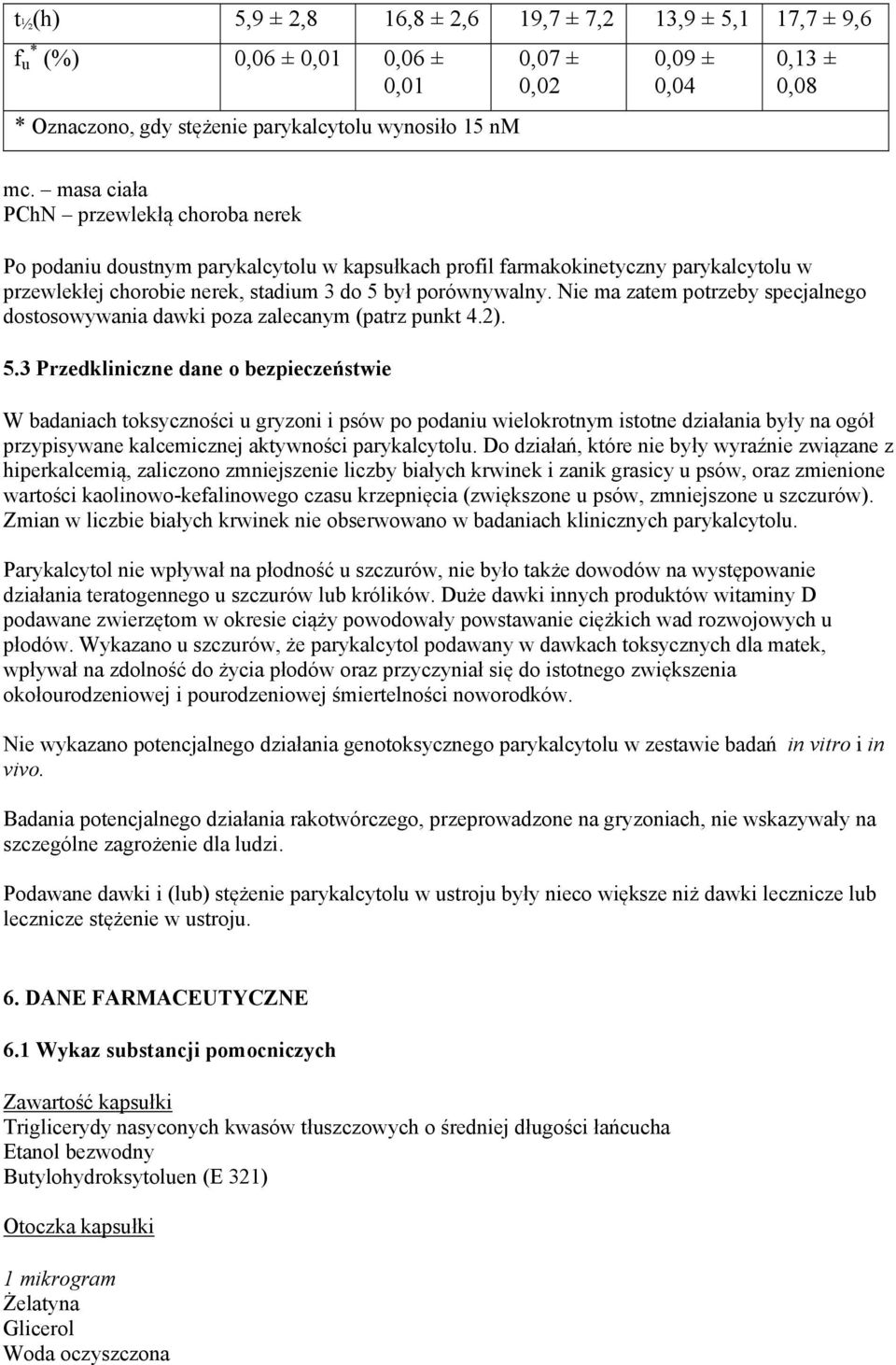 Nie ma zatem potrzeby specjalnego dostosowywania dawki poza zalecanym (patrz punkt 4.2). 5.