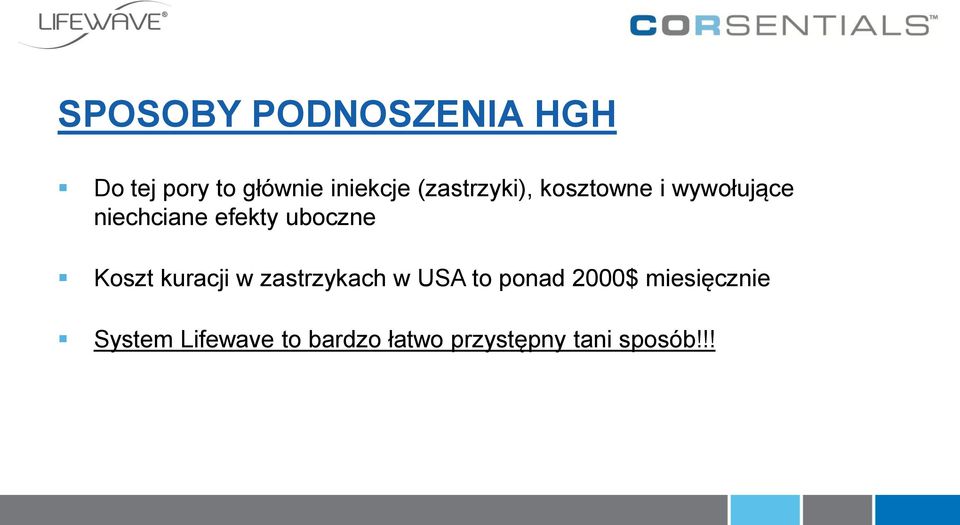 uboczne Koszt kuracji w zastrzykach w USA to ponad 2000$