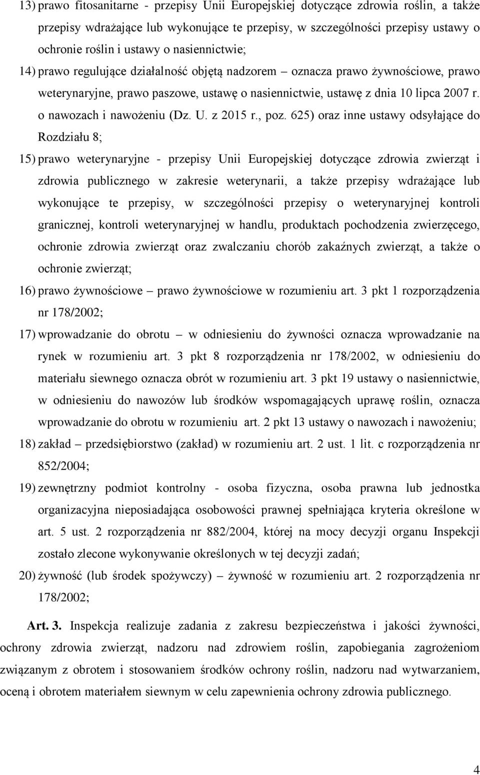 o nawozach i nawożeniu (Dz. U. z 2015 r., poz.
