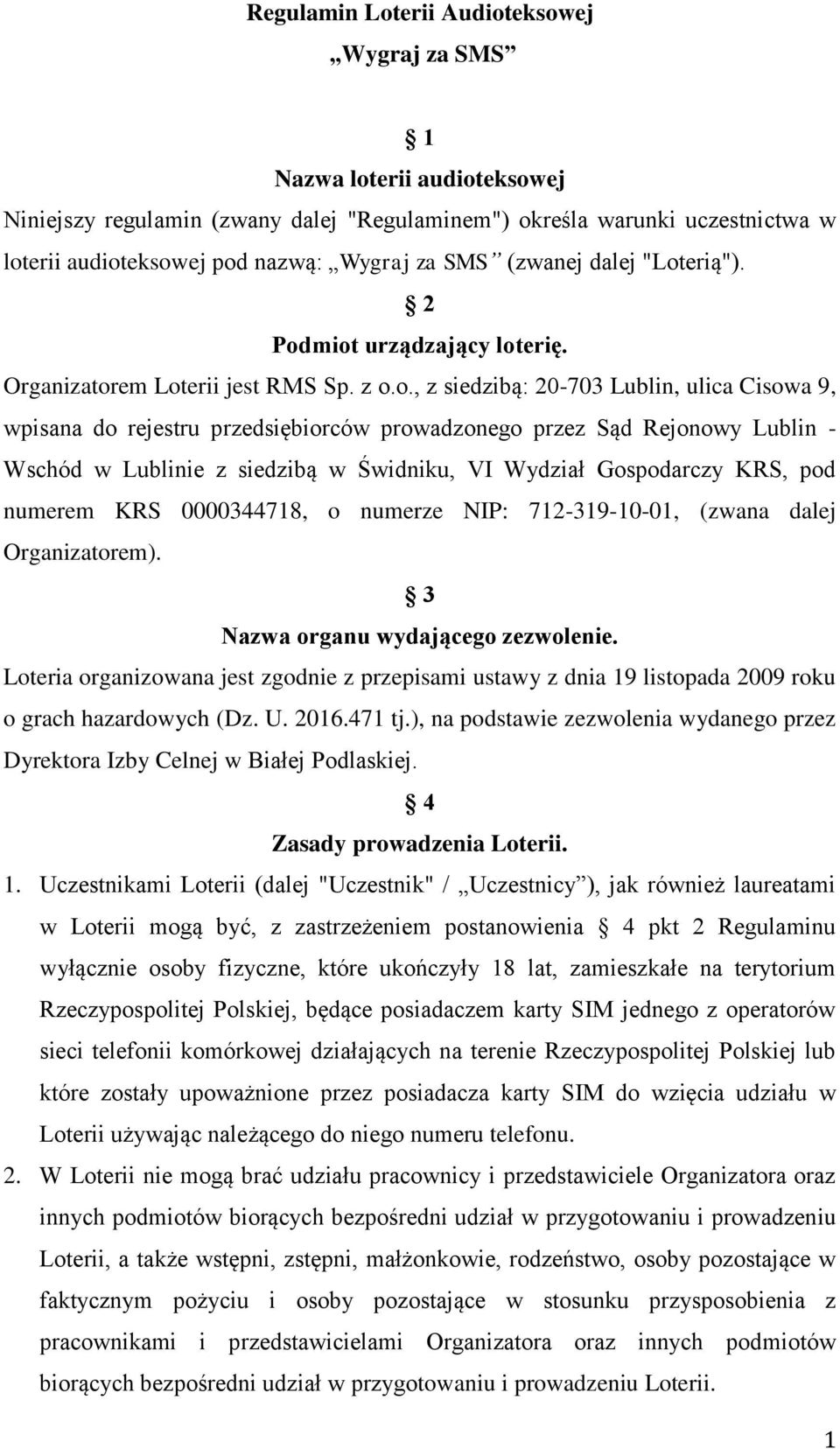 erią"). 2 Pod