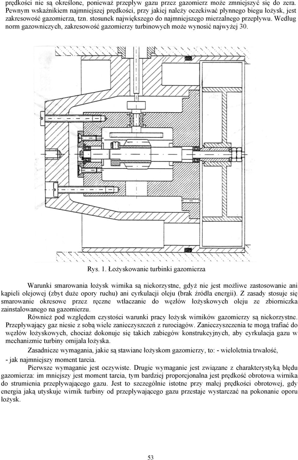 Według norm gazowniczych, zakresowość gazomierzy turbinowych może wynosić najwyżej 30. Rys. 1.