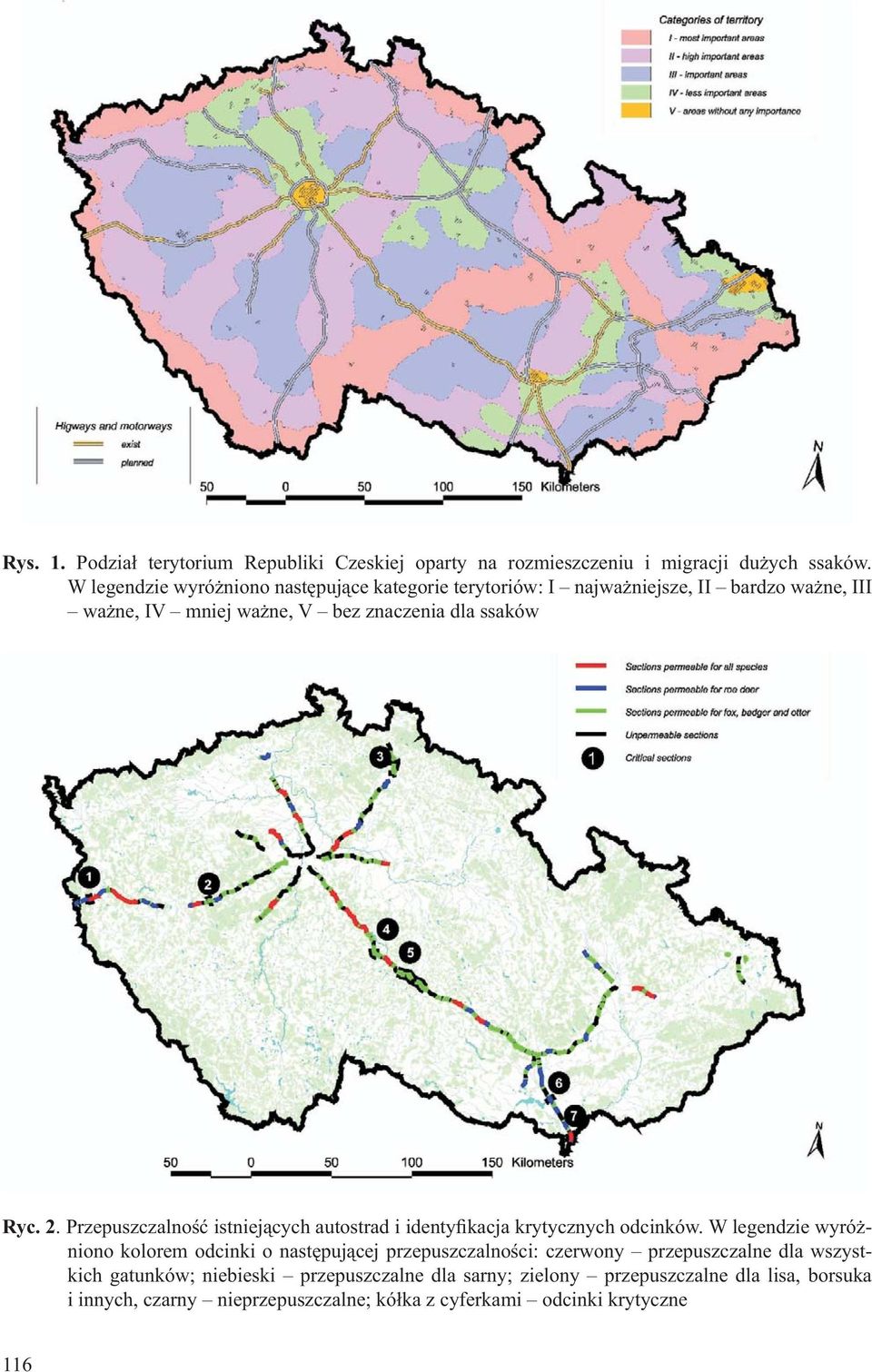 2. Przepuszczalność istniejących autostrad i identyfikacja krytycznych odcinków.