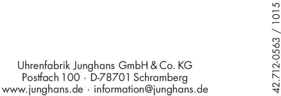 Schramberg www.junghans.