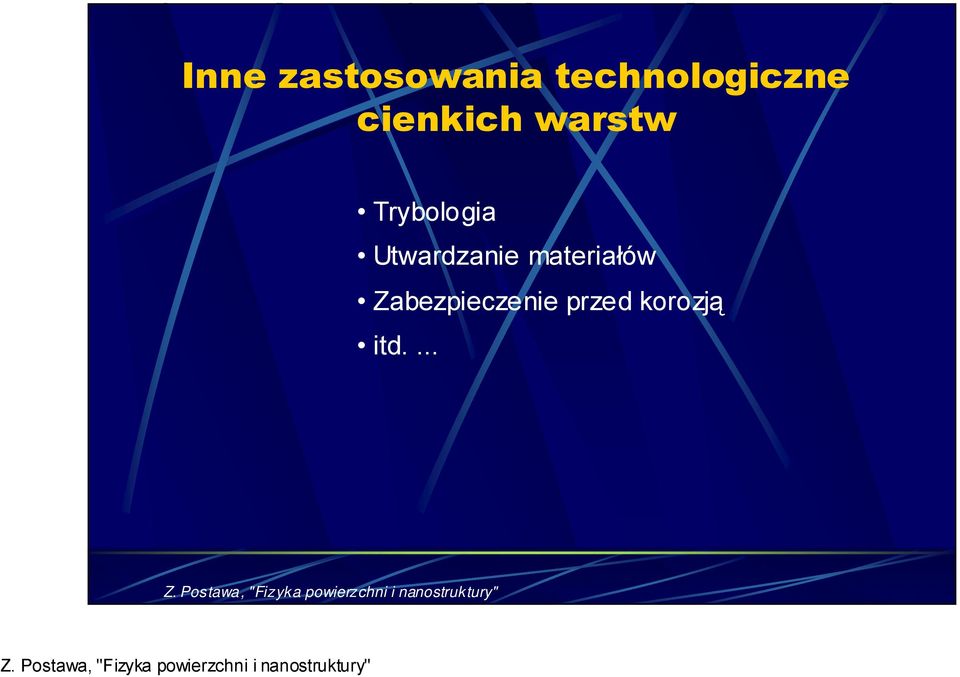 warstw Trybologia Utwardzanie