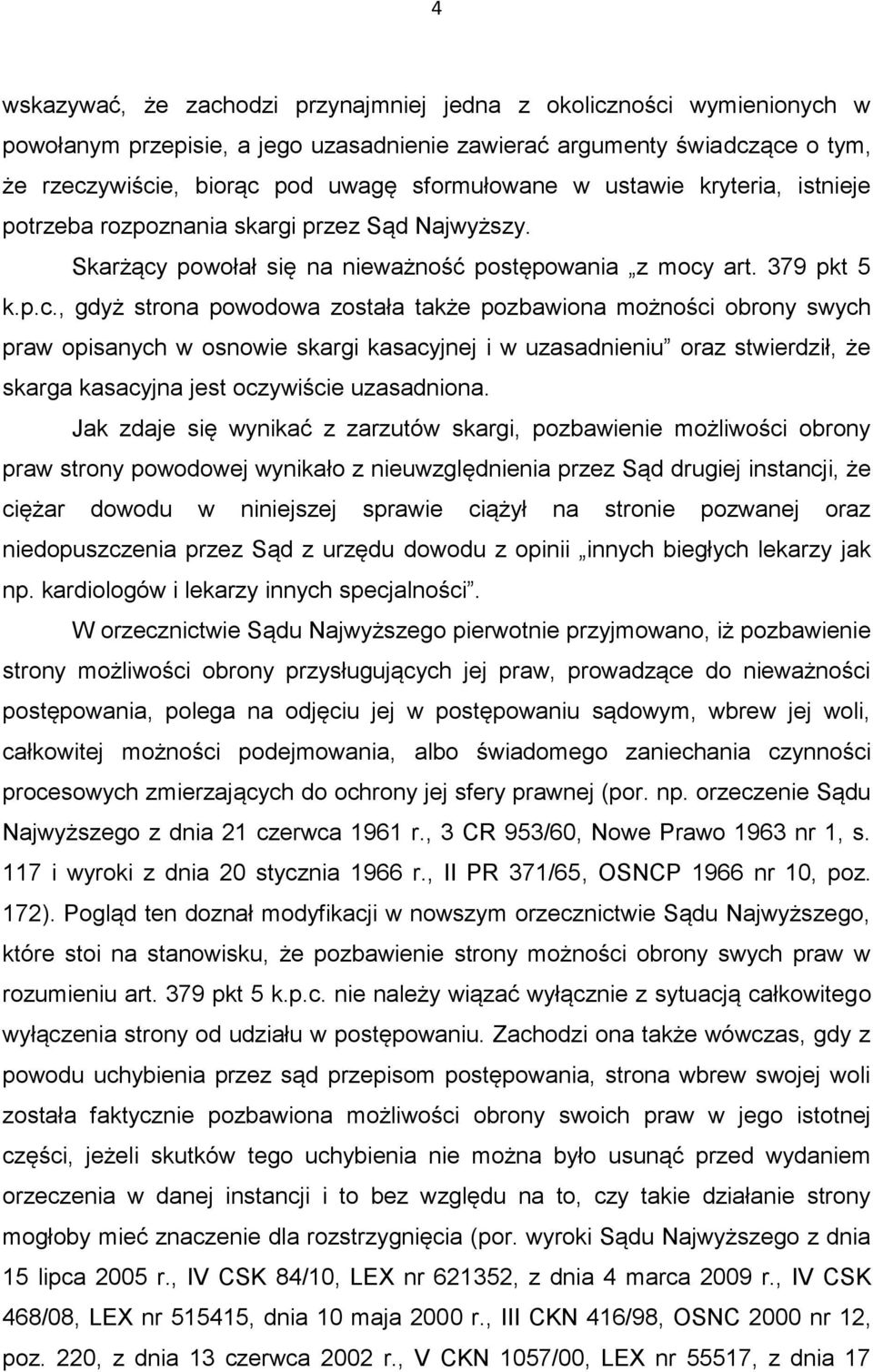 powołał się na nieważność postępowania z mocy