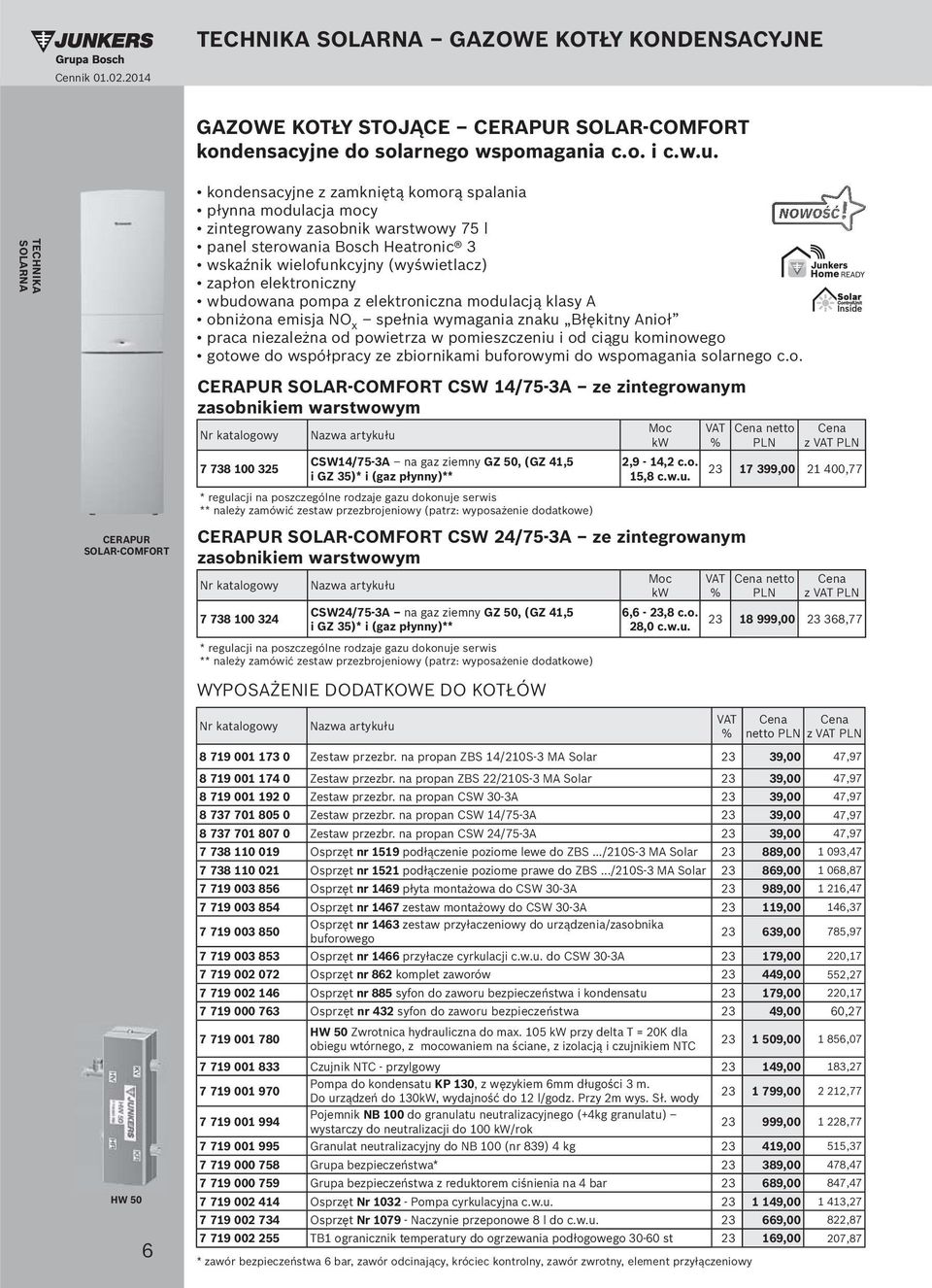 ziemny GZ 50, (GZ 41,5 i GZ 35)* i (gaz płynny)** * regulacji na poszczególne rodzaje gazu dokonuje serwis ** należy zamówić zestaw przezbrojeniowy (patrz: wyposażenie dodatkowe) Moc kw 2,9-14,2 c.o. 15,8 c.