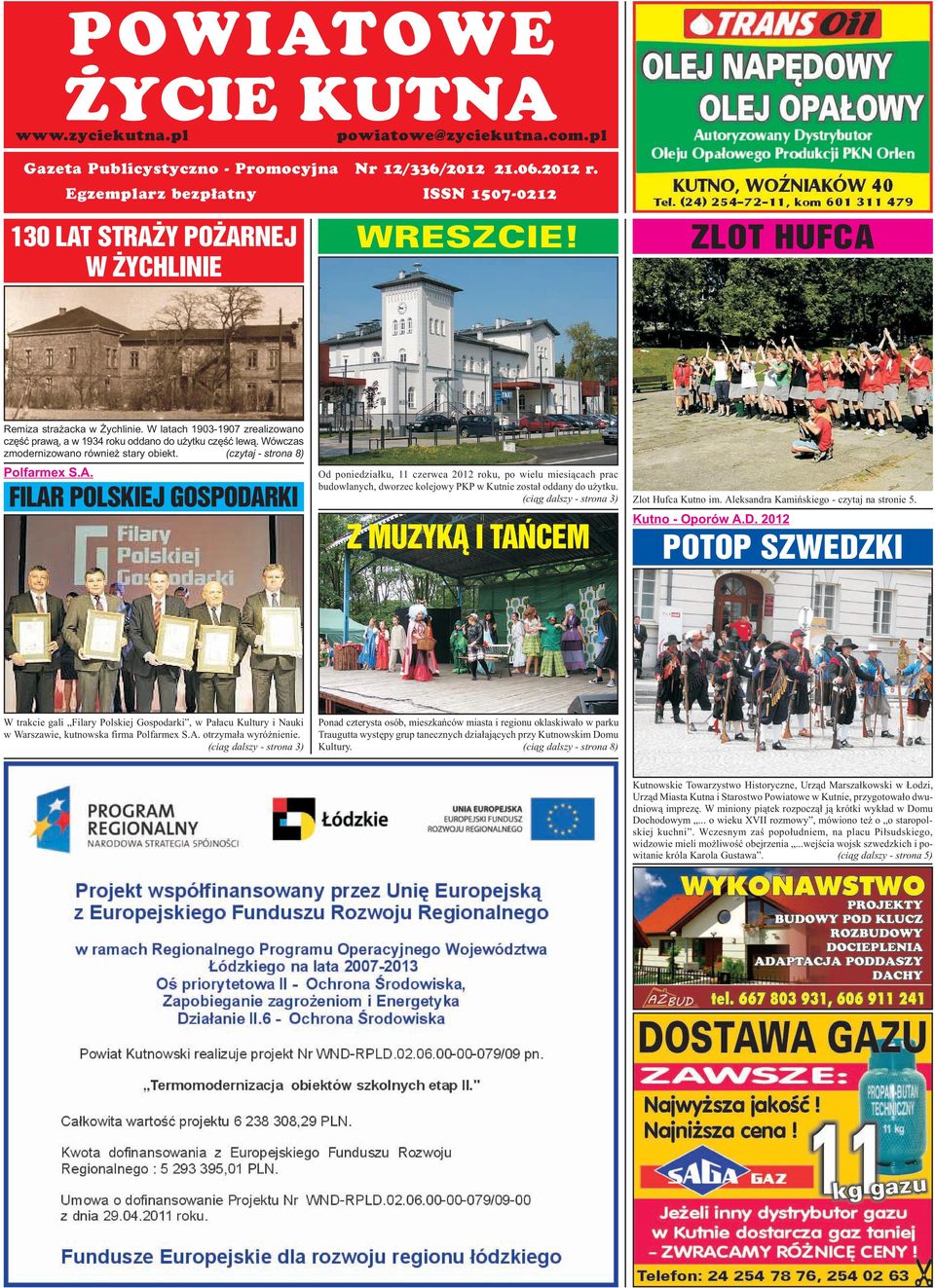 W latach 1903-1907 zrealizowano czêœæ praw¹, a w 1934 roku oddano do u ytku czêœæ lew¹. Wówczas zmodernizowano równie stary obiekt. (czytaj - strona 8) Polfarmex S.A.