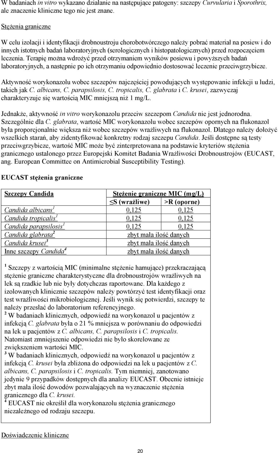 przed rozpoczęciem leczenia. Terapię można wdrożyć przed otrzymaniem wyników posiewu i powyższych badań laboratoryjnych, a następnie po ich otrzymaniu odpowiednio dostosować leczenie przeciwgrzybicze.