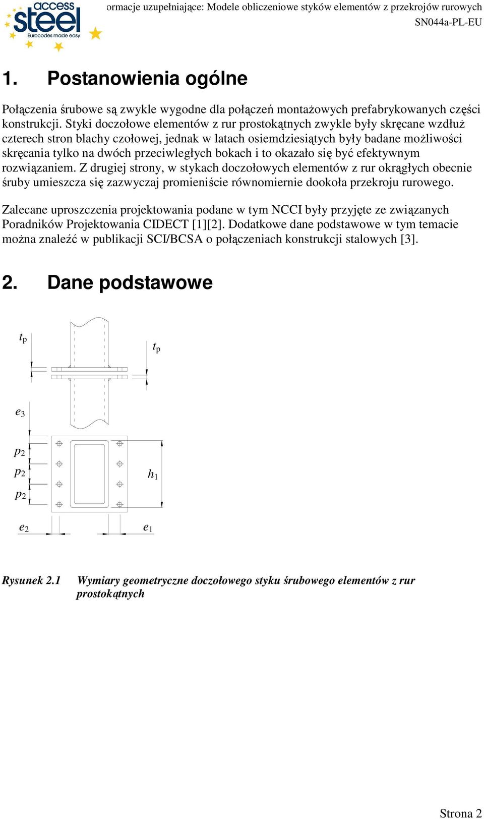 przeciwległych bokach i to okazało się być eektywnym rozwiązaniem.