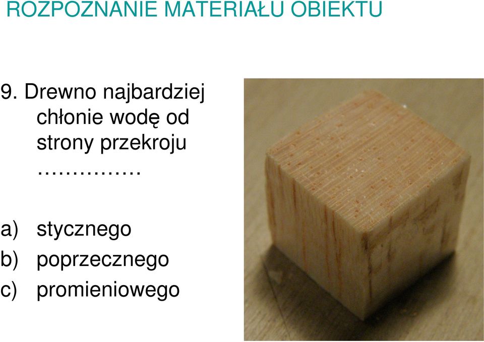 od strony przekroju a) stycznego