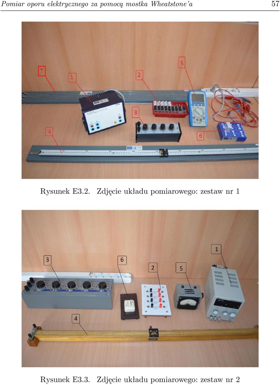 Zdjęcie układu pomiarowego: zestaw nr 1
