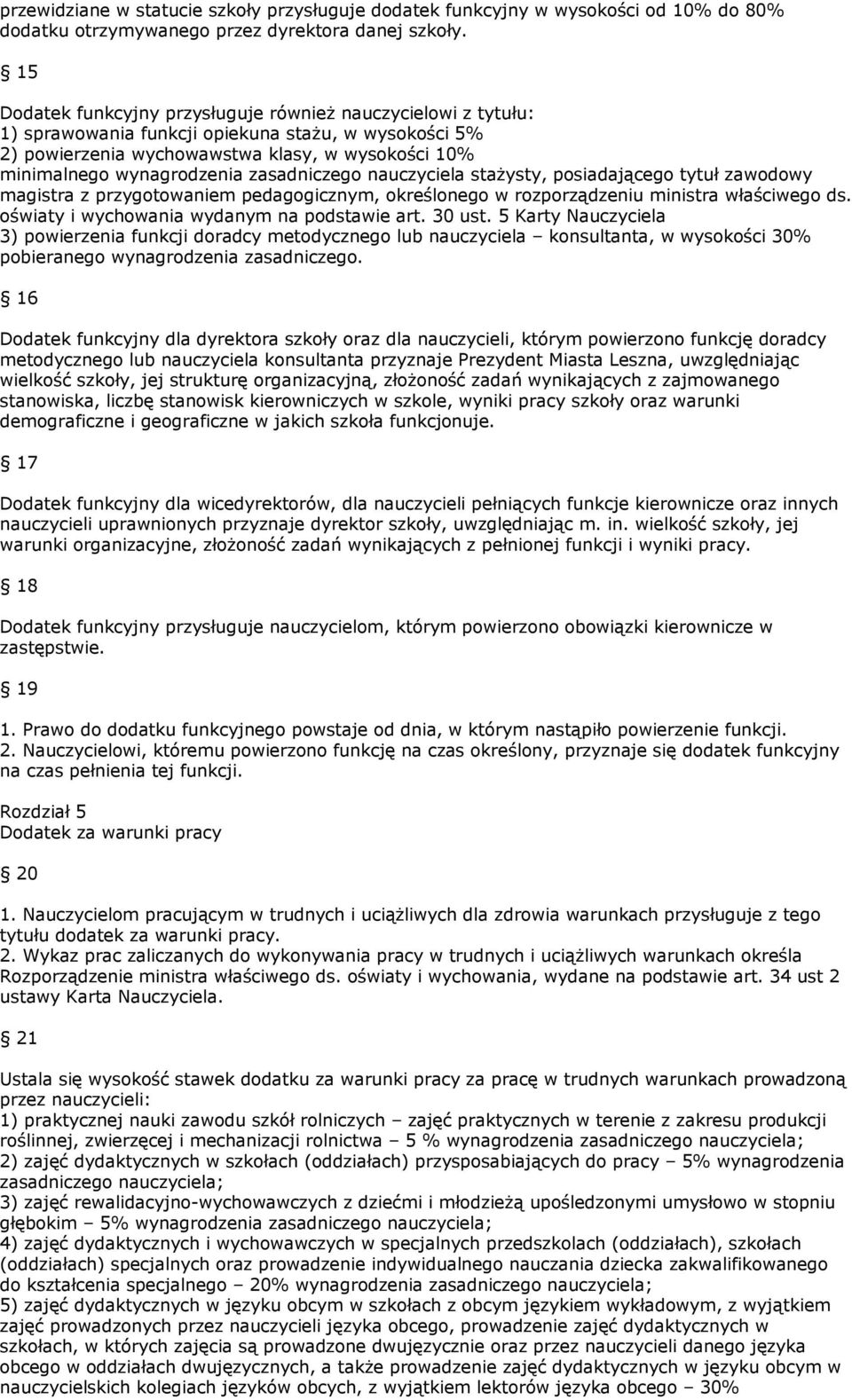 zasadniczego nauczyciela stażysty, posiadającego tytuł zawodowy magistra z przygotowaniem pedagogicznym, określonego w rozporządzeniu ministra właściwego ds.