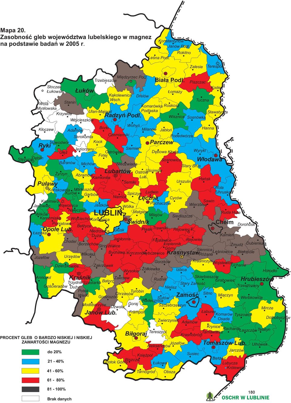 Tuczna Wola Stanin Komarówka Roskosz Mys³owska UlanMajorat Podlaska S³awatycze Krzywda Wisznice Sosnówka Wojcieszków Wohyñ Borki Hanna K³oczew Adamów Milanów Jab³oñ Czemierniki Serokomla Podedwórze
