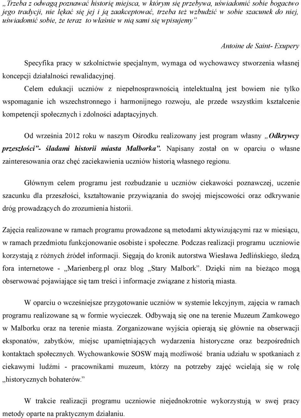 rewalidacyjnej.