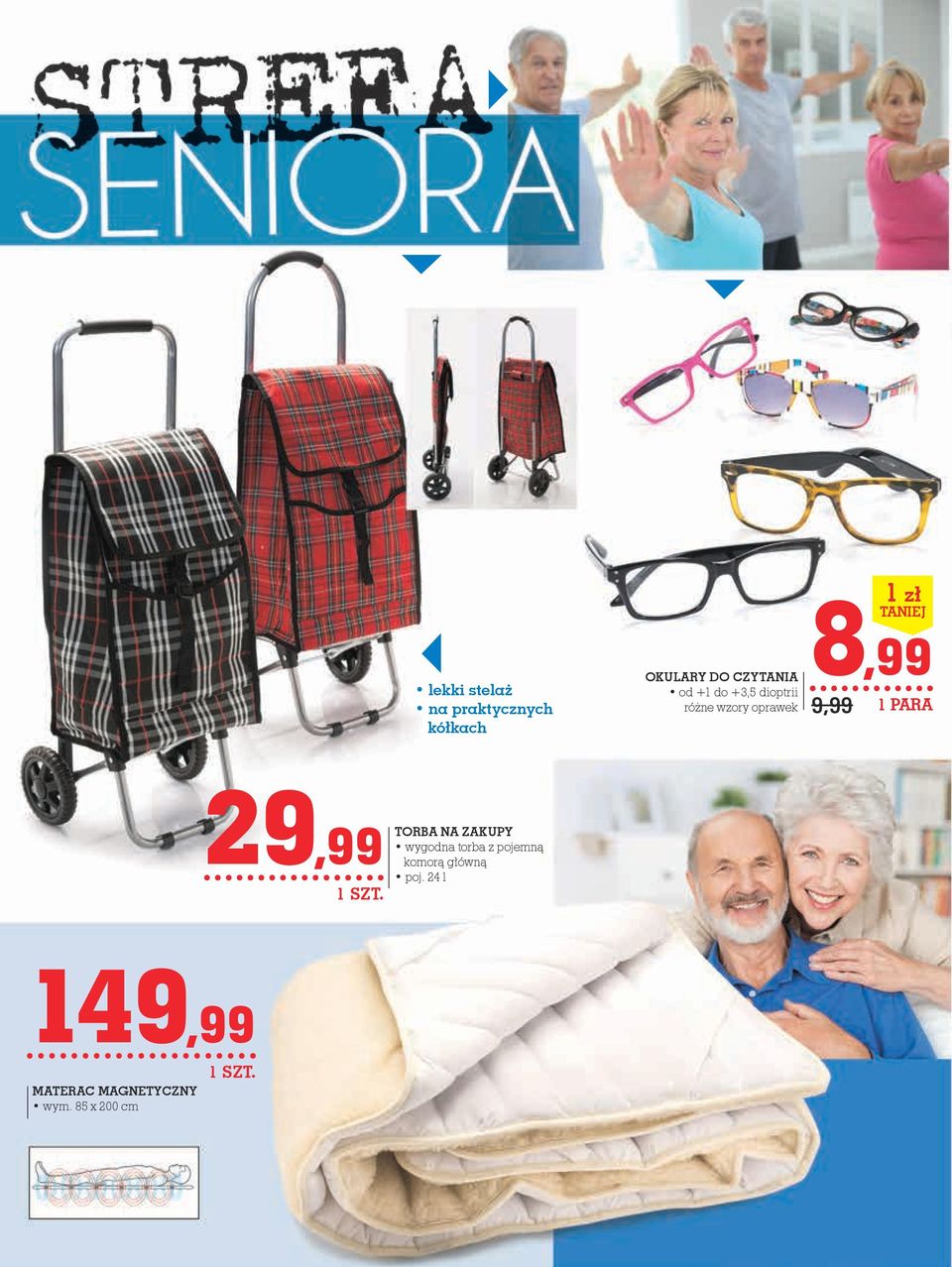 1 zł 29,99 TORBA NA ZAKUPY wygodna torba z pojemną komorą