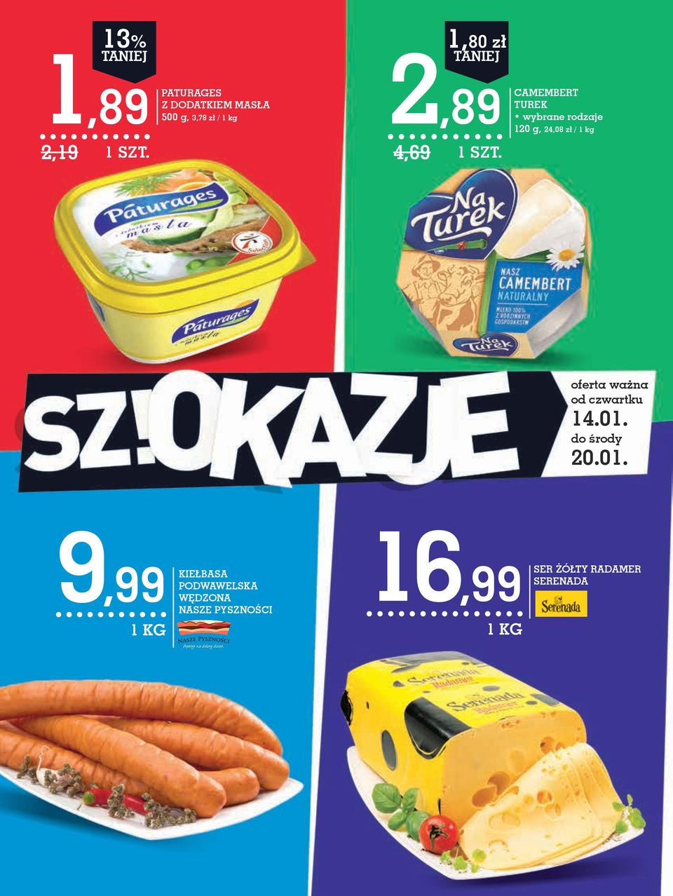 oferta ważna od czwartku 14.01.