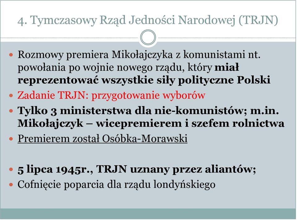 przygotowanie wyborów Tylko 3 mini