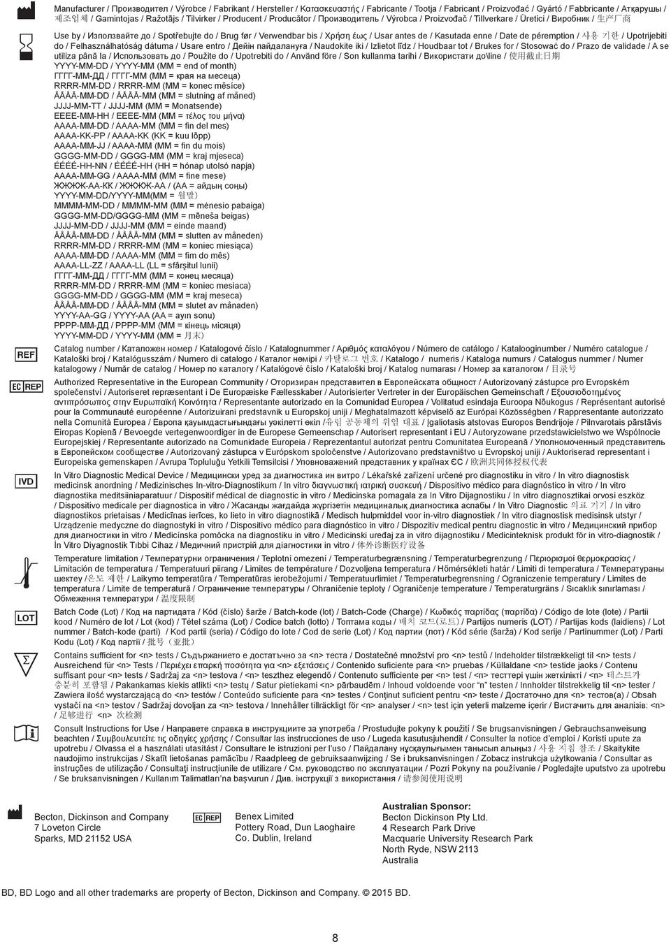 / Usar antes de / Kasutada enne / Date de péremption / 사용 기한 / Upotrijebiti do / Felhasználhatóság dátuma / Usare entro / Дейін пайдалануға / Naudokite iki / Izlietot līdz / Houdbaar tot / Brukes for